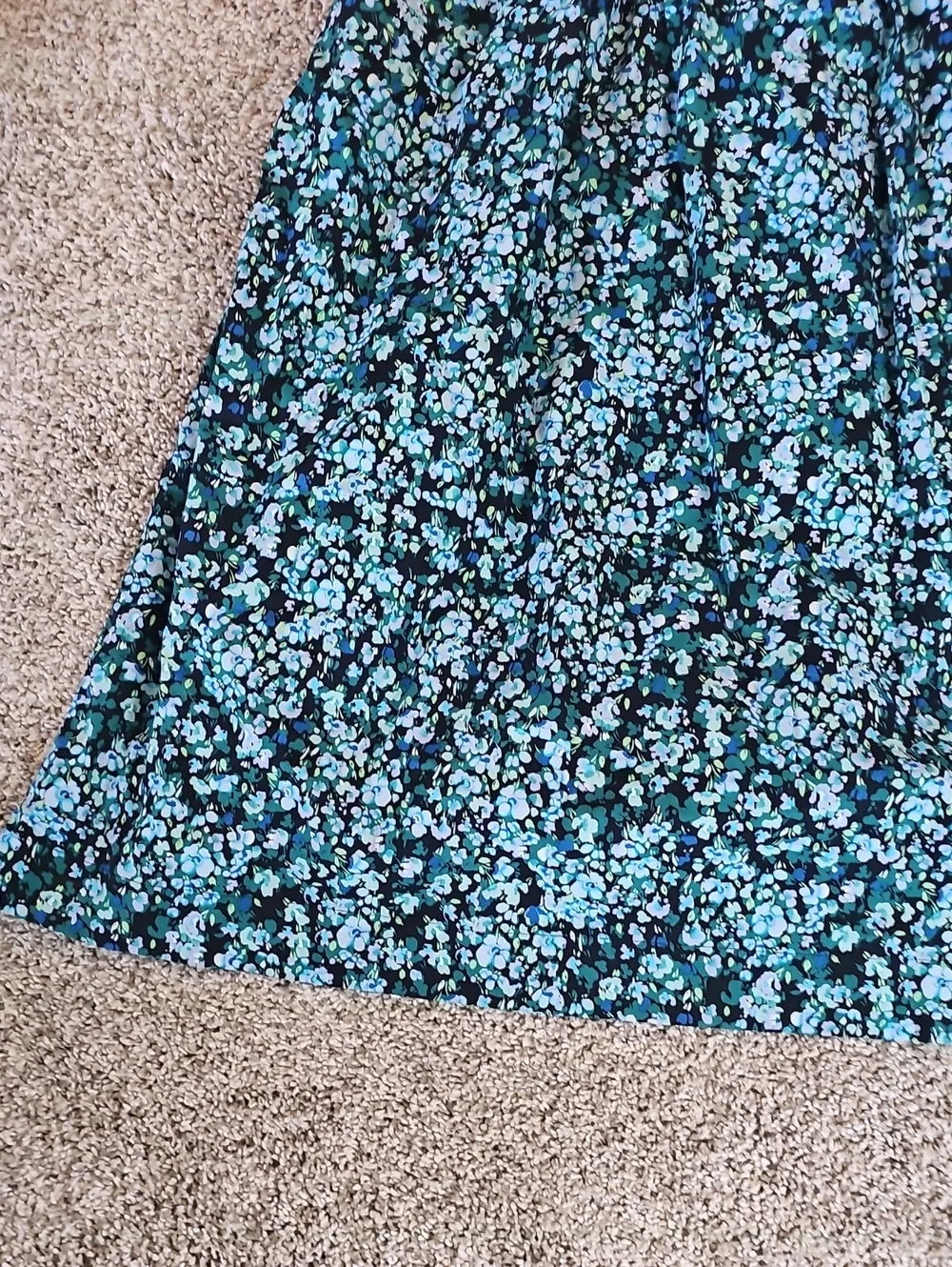 J.Crew Factory Cotton Poplin Smocked Flutter-Sleeve Midi Dress